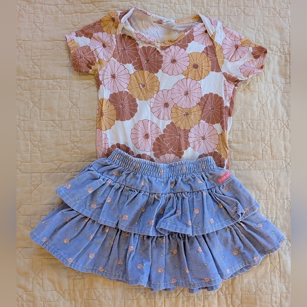 Vintage and Modern Toddler Cottagecore Fairycore Outfit Bundle